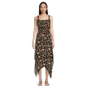 No Boundaries Juniors Sleeveless Hanky Hem Dress Like New M